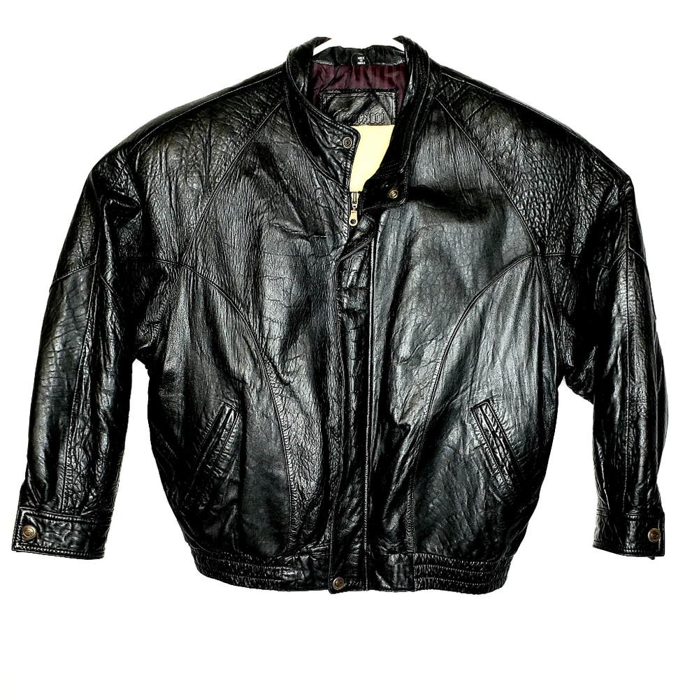 Vintage Ferrari leather jacket